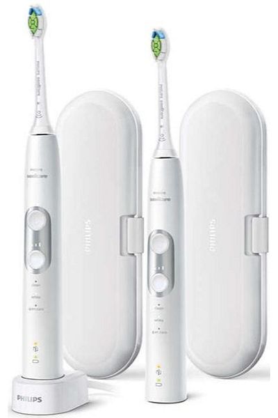 Philips Sonicare ProtectiveClean 6100 Electric Toothbrush Set, 62,000 VPM, Pressure Sensor