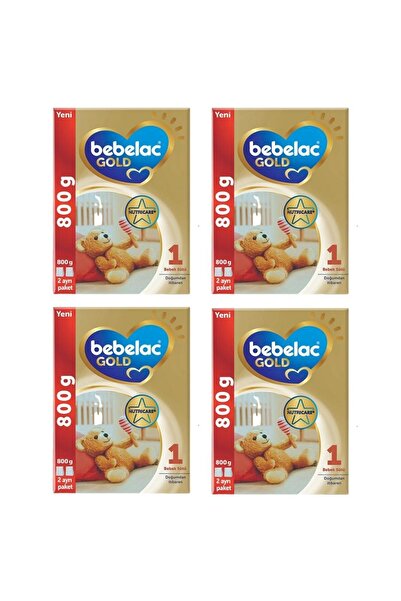 Bebelac Gold 1 Numara Bebek Sütü Doğumdan Itibaren 800gr X 4 Adet