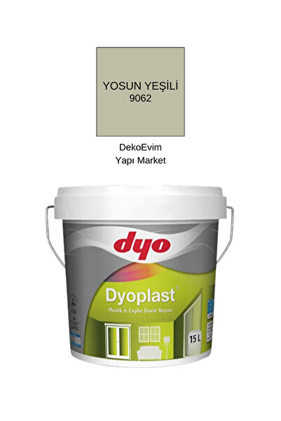Dyo Dyoplast Plastik İç Cephe Duvar B. Yosun Yeşili 15 Lt.