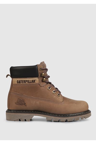 Caterpillar Colorado Beige Δερμάτινες Γυναικείες Μπότες - 015g 100095