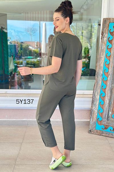 İnce Topuk V-Neck Modal Suit 5Y137