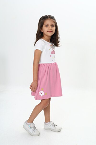 Toontoy Φόρεμα για κορίτσια Rabbit Flower με τύπωμα