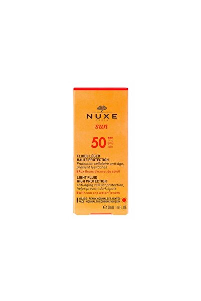 Nuxe Sun Spf50 Light Fluid Güneş Kremi 50 Ml