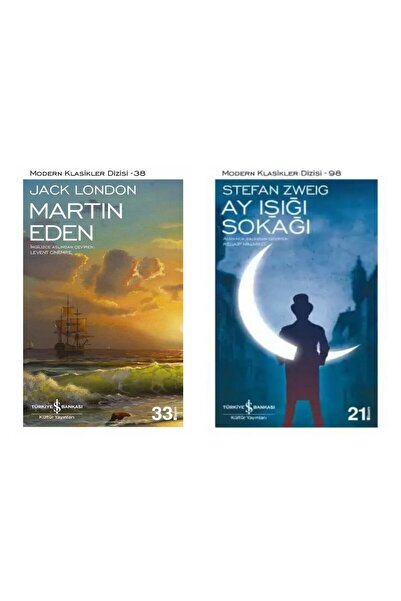 TÜRKİYE İŞ BANKASI KÜLTÜR YAYINLARI Martin Eden - Jack London - Ay Işığı Soka...