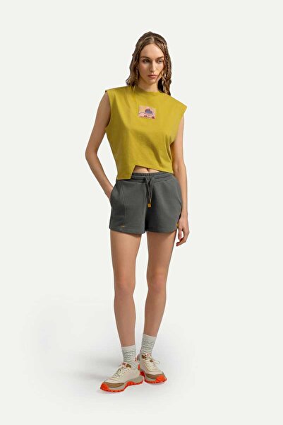 KAFT Women's Crop Tank - Igami - Moss