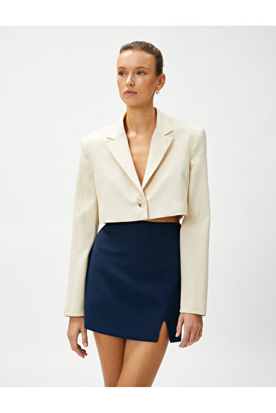 Koton Короткий укорочений піджак-блейзер на одному ґудзику