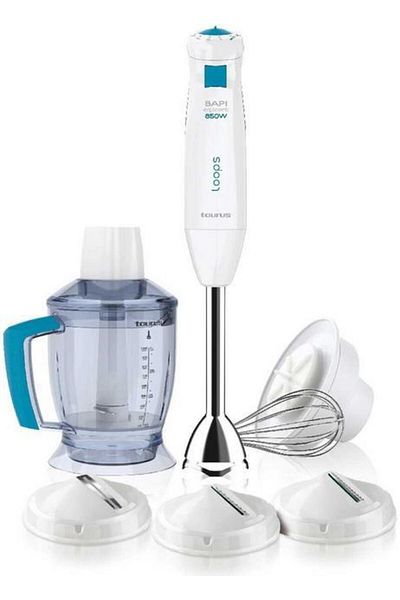 Taurus Taurus Bapi 850 Loops Stainless Steel Stand Mixer, 850 W, 20 Speeds (White)