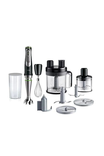 Braun Mixer vertical Braun MultiQuick 9 MQ9195XLI, 1200W, Toctor 500ml, Bol 3,2l, Sistem EasyClick Plus