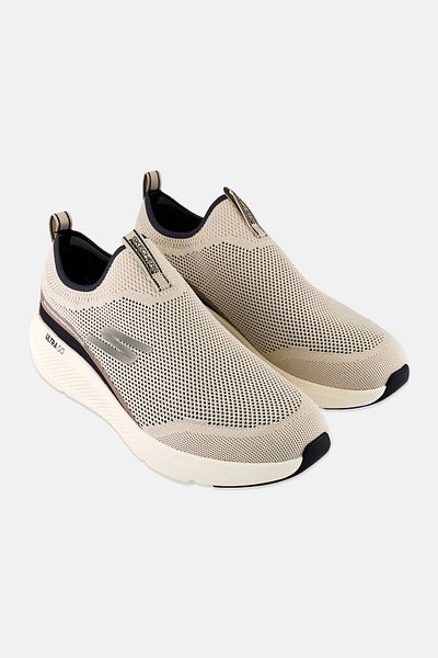 SKECHERS Men Go Run Elevate Uplift Slip On Outdoor Shoes, Beige