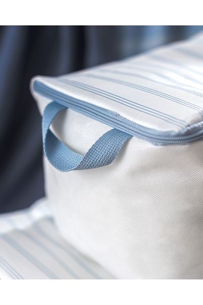 Madame Coco Nuage 2-Pack Printed Bag - White/Light Blue