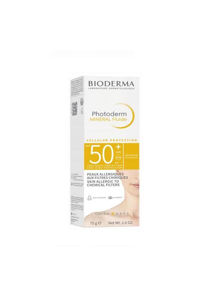 Bioderma كريم الشمس فوتوديرم مينيرال فلويد بمعامل حماية 50، 75 جم