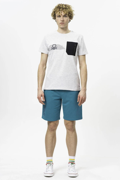 Benetton Ανδρικό μπλουζάκι Bnt-m20436