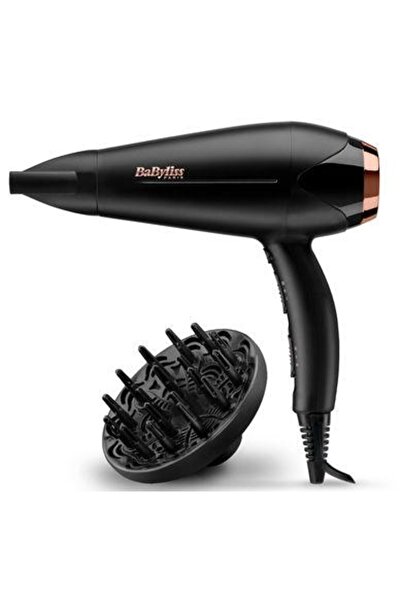 BaByliss Pro Uscator de par BaByliss D570DE, 2200 W, 3 trepte de putere (Negr...