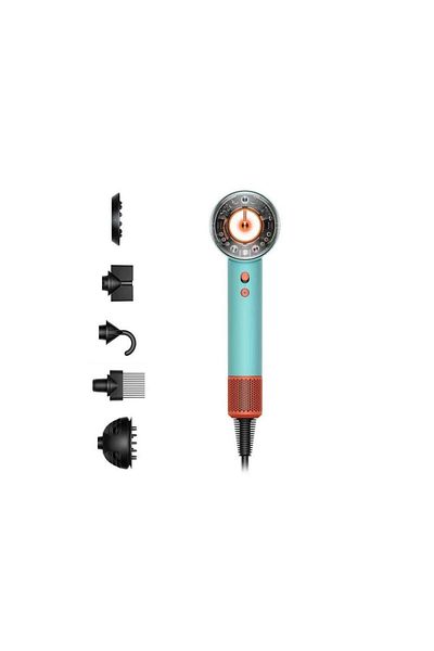 DYSON Uscator de par Dyson Supersonic Nural HD16, 1600W, 3 viteze, 4 trepte temperatura (Albastru/Topaz)