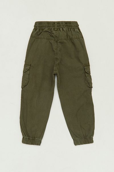 Fulla Moda Cargo Pocket Jogger Boys Pants with Elastic Waist