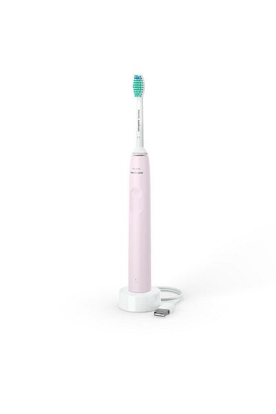 Philips Philips Sonicare 2100 Electric Toothbrush, 31,000 Vibrations/min, Pink, Quadpacer Timer