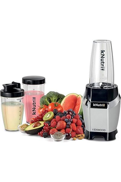 Kenwood Knutri Blender, 600w, 11 Pcs Set, Ice Crush Function, Bsp70.600si, Silver