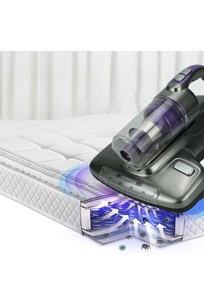 BLEKSY Aspirator UV antiacarieni pentru pat, canapea, saltea, perne, 450w, 5000 vibrații/min, ®x16, gri