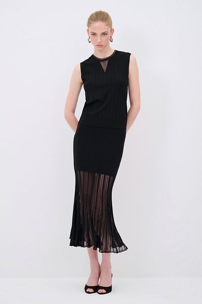 adL Sleeveless Knitwear Blouse