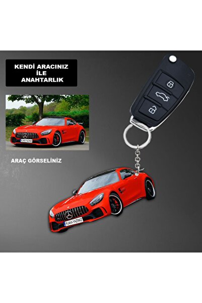 MK Sanart "kişiye Özel Ahşap Araba Anahtarlık - Kendi Aracınızın Tasarımıyla!"