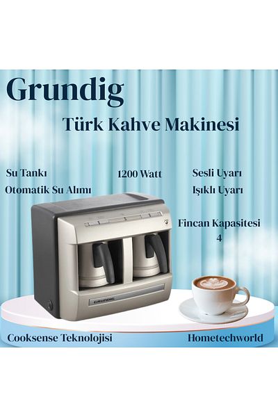 Grundig Cream Gold Turkish Coffee Machine