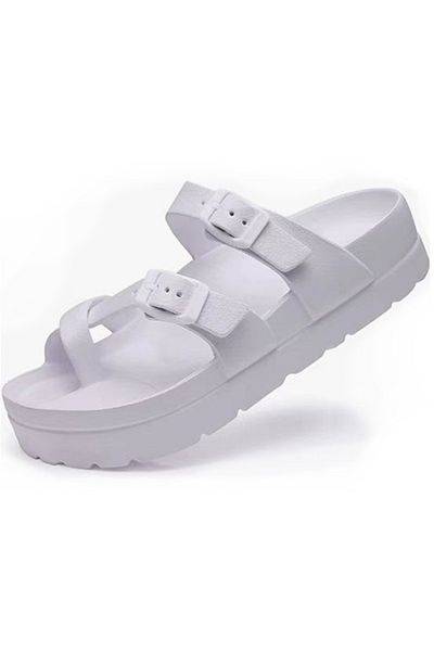 ETG Women's Platform Sandals with Arch Support Comfortable Foam Slides Lightweight Thick Soles