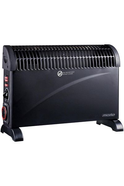 MESKO Convector incalzire Mesko MS7741B, 2000 W, 3 trepte putere, Functie ventilator TURBO
