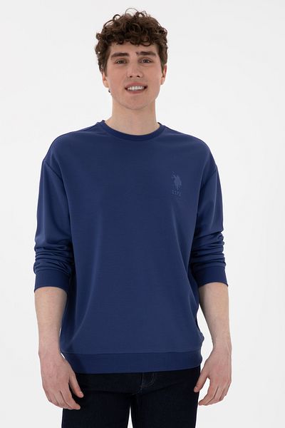 U.S. Polo Assn. Men's Light Navy Blue Sweatshirt 50300048 -Vr059