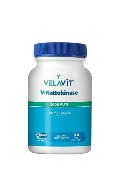 Velavit V-Nattokinase Fermented - Food Supplement from Soybean Extract