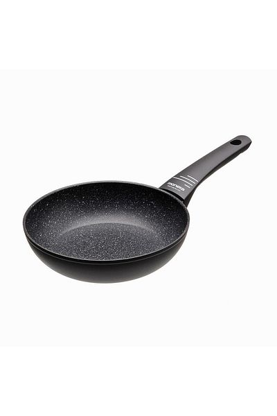 moneta Tigaie Moneta, Aluminiu, Antiaderenta, Inductie, Negru, 20 cm