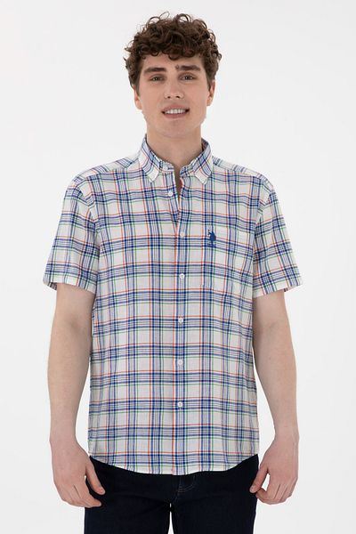 U.S. Polo Assn. Men's Green Short Sleeve Shirt 50299599 -Vr054