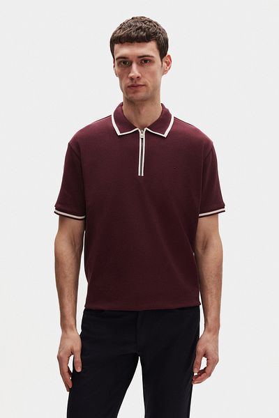 D'S Damat Μπλουζάκι Ds Damat Regular Fit Plum Plain T-Shirt