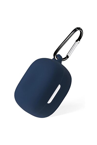 Microsonic Xiaomi Redmi Buds 6 Play Kılıf Askılı Mat Silikon Lacivert