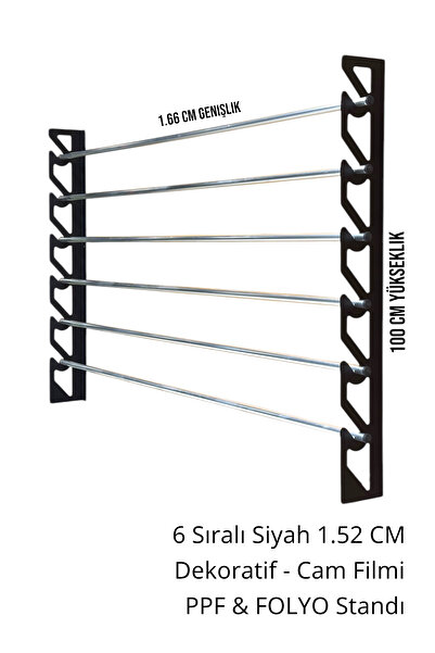 fastbestore 6 صفوف من أجهزة تعليق الأفلام والأكياس المعدنية والرف والحامل