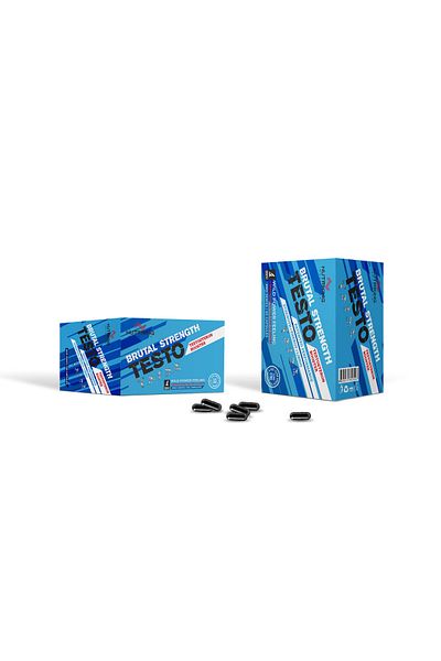 Nutriking Brutal Strength Testo Booster Pro Series 60 Capsules 72 Hour Effect