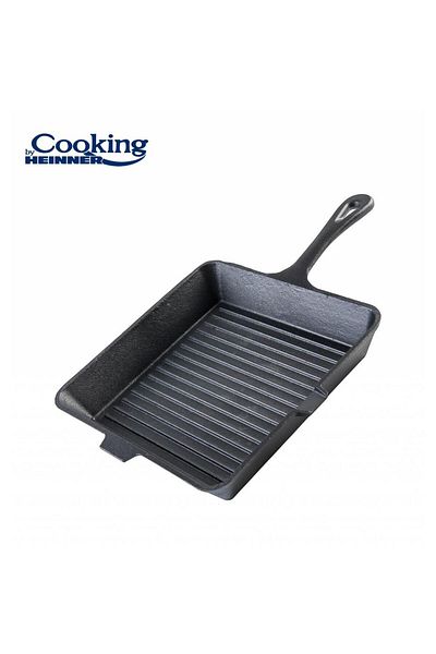 Heinner Pure cast iron grill pan Heinner HR-TNJ-G25, 25 x 4.7 cm