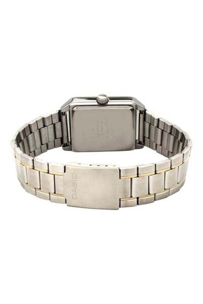 Casio ساعة نسائية أنالوج من الفولاذ المقاوم للصدأ LTP-V007SG-9EUDF - 31 مم - فضي/ذهبي