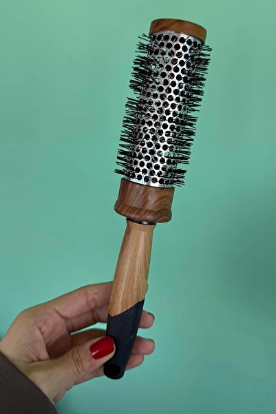 TAKIŞTIR Επαγγελματική χτένα φουσκωτήρα σε χρώμα καφέ