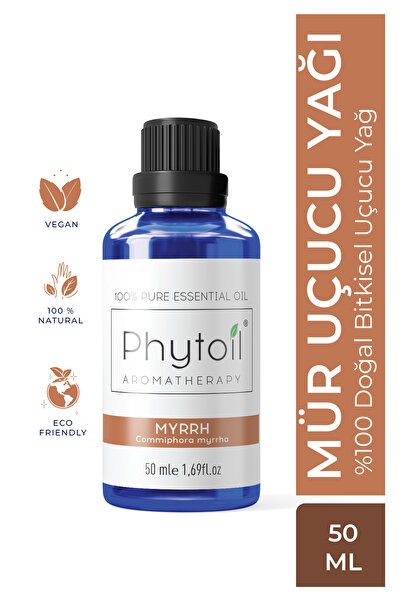 phytoil Organik Mür Uçucu Yağı – Myrrh %100 Saf ve Doğal Bitkisel Uçucu Yağ 5...