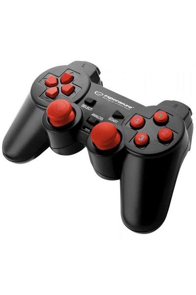 ESPERANZA Gamepad, Esperanza, USB, Black/Red