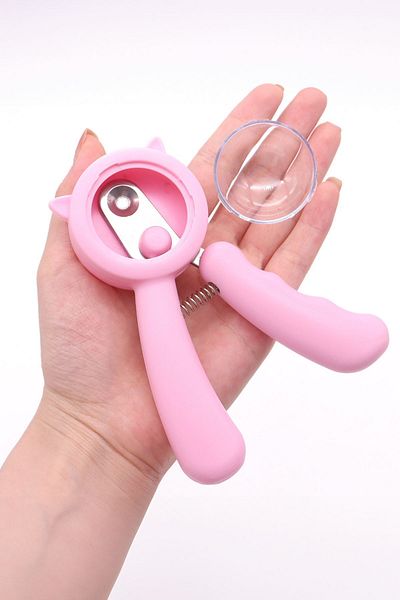 Weather Forecast Steel Pink Safety Chamber Cat Nail Clipper and File Set Cin823Pm
