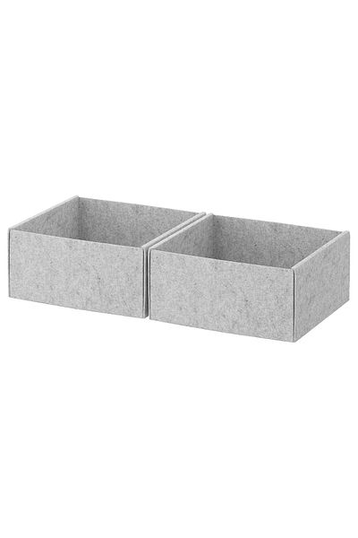 IKEA Komplement Box, Light Grey, 25 X 27 X 12 Cm