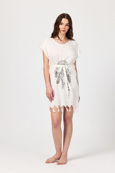 Mulberry Γυναικείο φόρεμα παραλίας από μπαμπού Copia