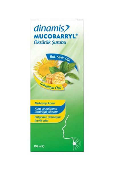 DİNAMİS Dinamis Mucobarryl Grindelya Extract Syrup 150 ml