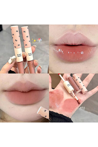 BLACK NANA مرآة ملمع الشفاه ذات الطرفين 01