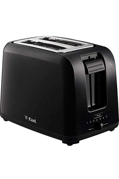 TEFAL Prajitor de paine Tefal Vita TT1A1830, 800 W, 2 felii, 7 trepte de prajire (Negru)