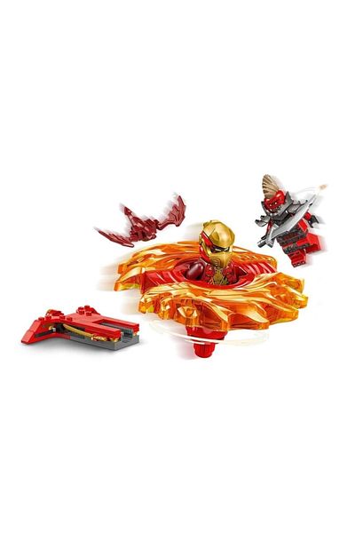 Finetoo Ninjago Kai Dragon Spinjitzu Track + Educational Lego Set for Age