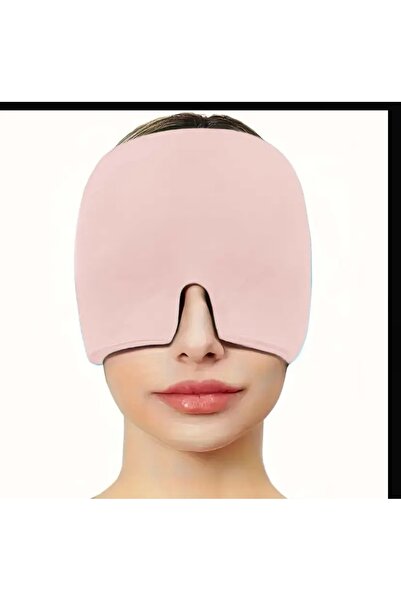 ORGANICYOU قناع العين بالضغط البارد، وشاح جل مبرد للوجه، عصابة رأس قابلة للتعديل