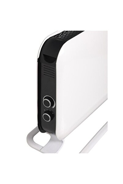 Mill Convector mobil mecanic Mill Instant Mec, 2000W, 3 setari, cu placi laterale din otel (Alb)