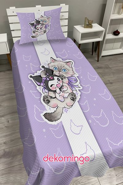 dekomingo Kedi̇li̇ Kuromi̇ Baby and Children's Room Pi̇ke Set